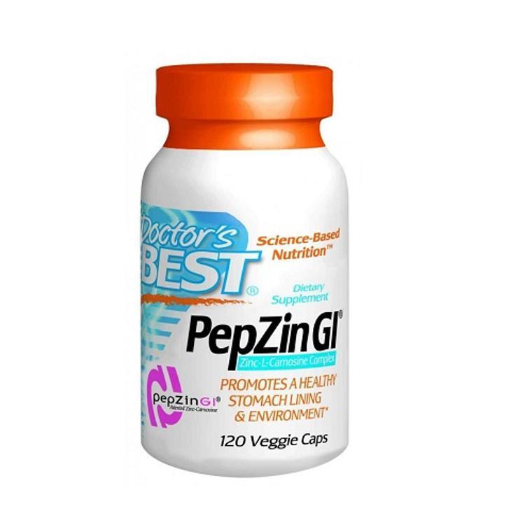 商品Doctors Best Vitamins|Doctors Best PepZin GI Veggie Capsules, 120 Ea,价格¥155,第1张图片