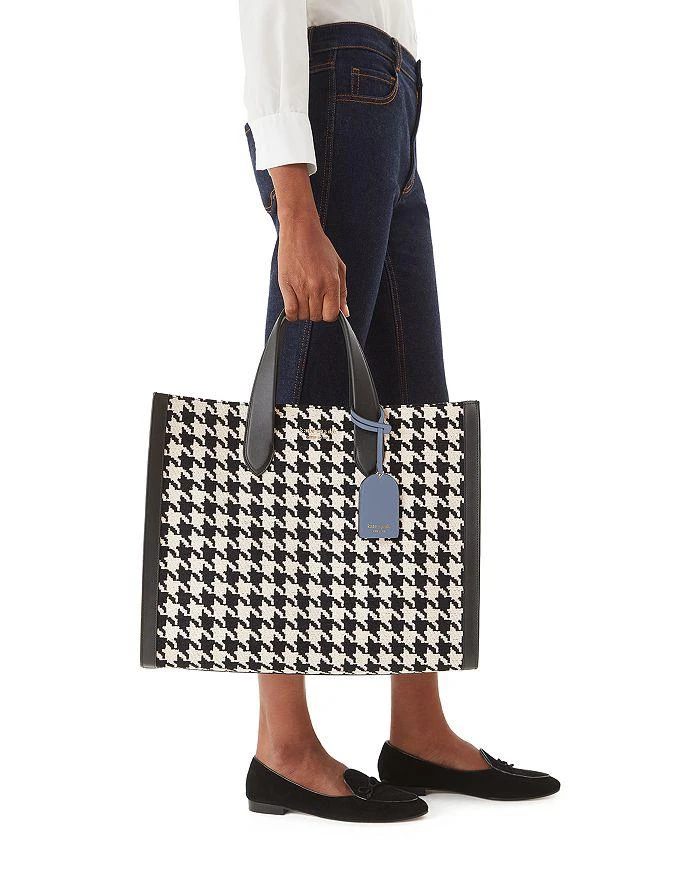 商品Kate Spade|Manhattan Houndstooth Large Tote,价格¥3440,第2张图片详细描述