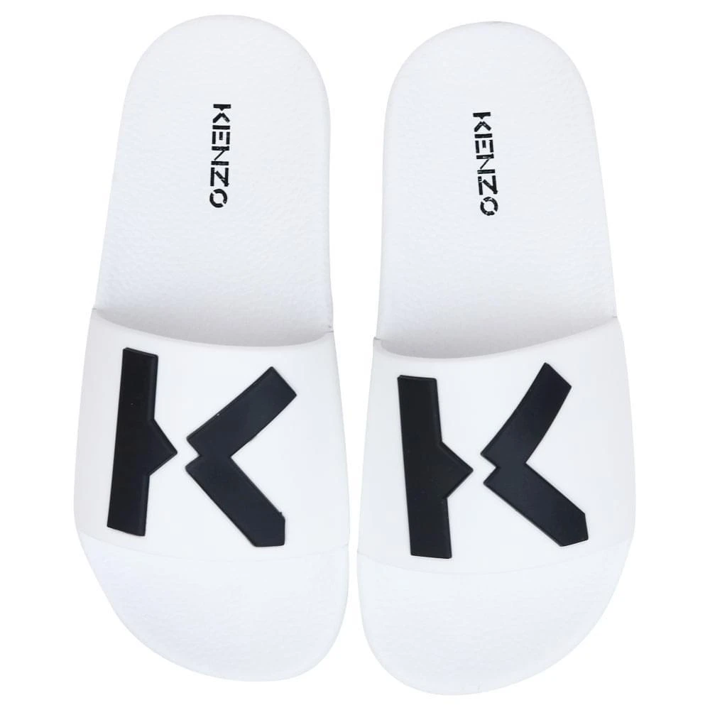 商品Kenzo|White Logo Sliders,价格¥344,第4张图片详细描述