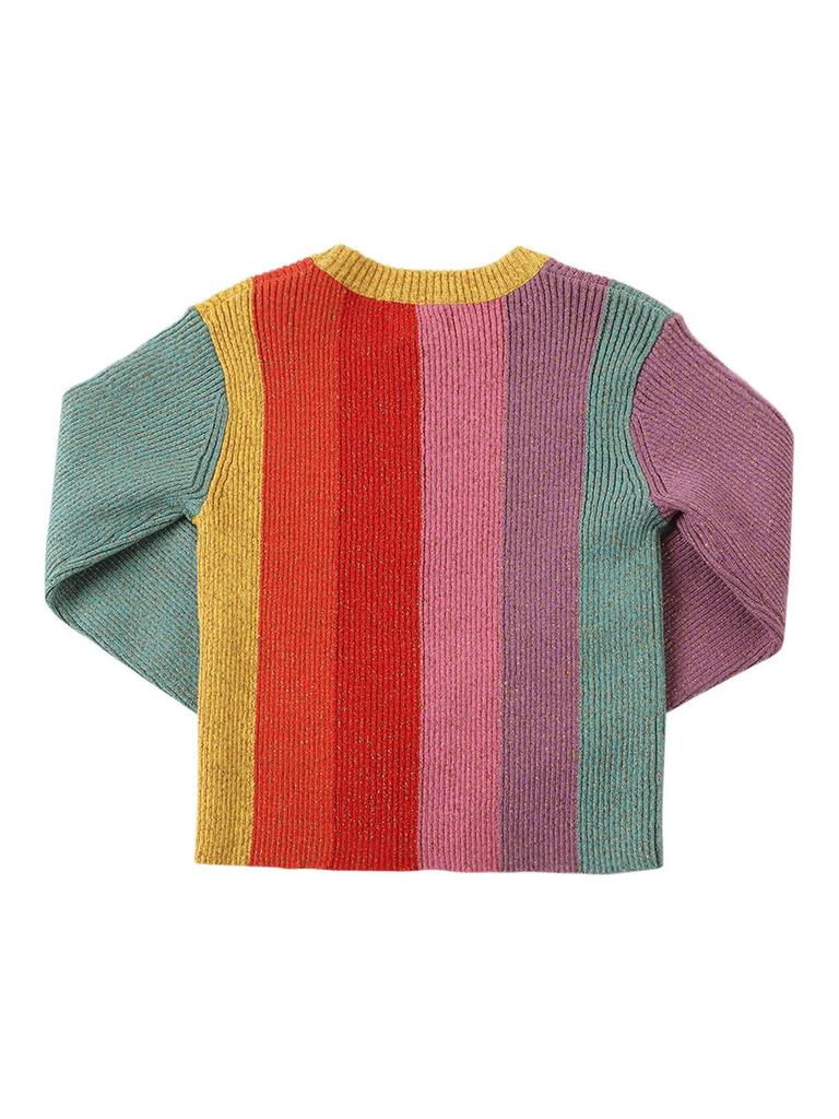 Lurex & Cotton Blend Knit Sweater商品第3张图片规格展示
