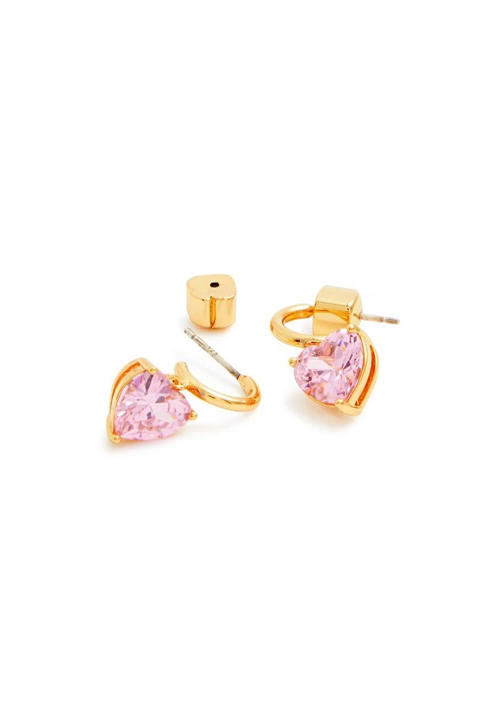 商品Kate Spade|My Love gold-plated hoop earrings,价格¥691,第3张图片详细描述