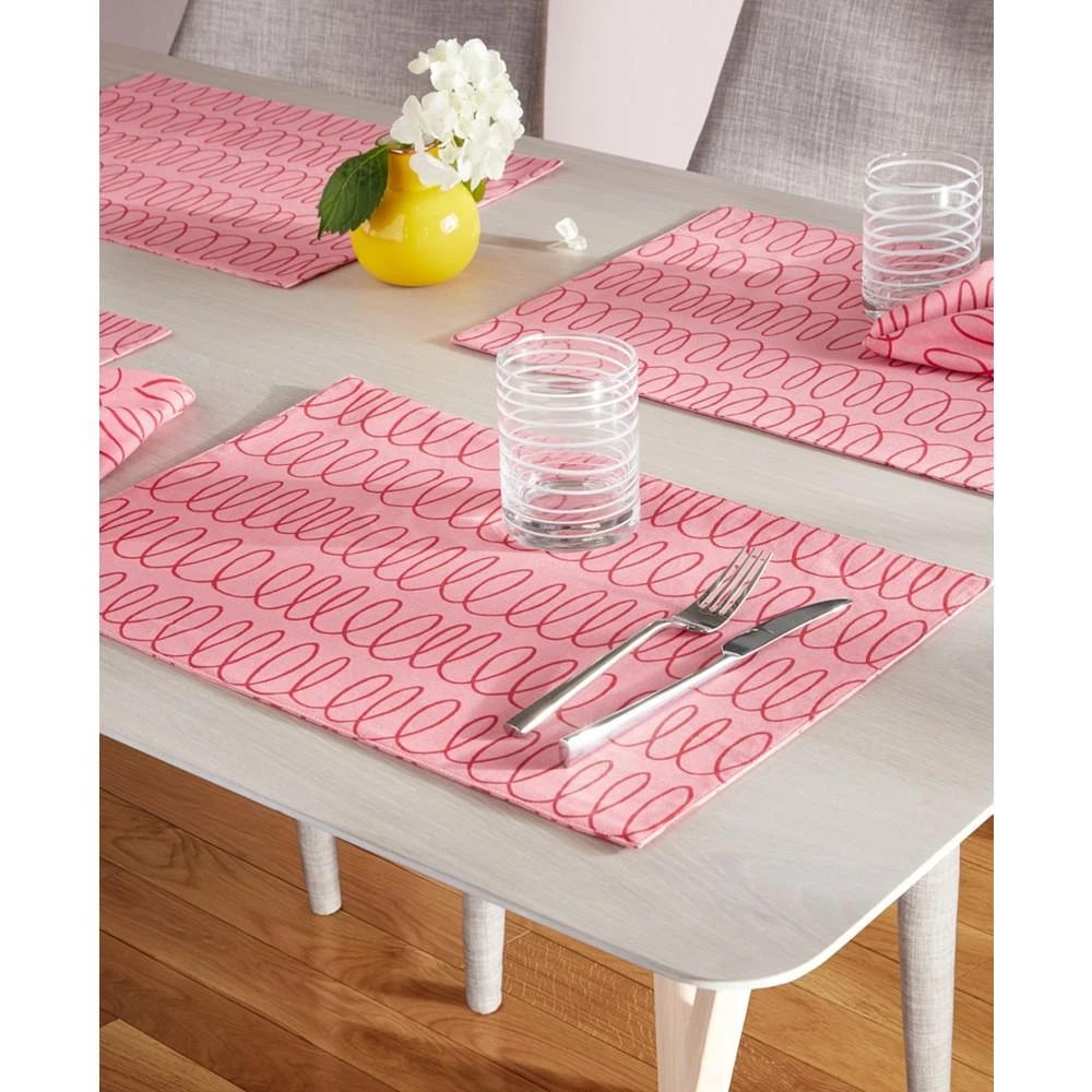 商品Kate Spade|in the Loop Placemats Reversible 4 Pack Set,价格¥344,第3张图片详细描述