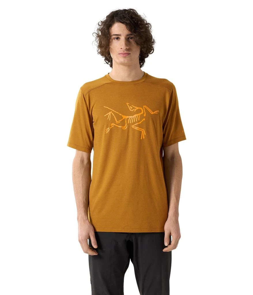 商品Arc'teryx|Arc'teryx Ionia Merino Wool Logo Shirt SS Men's | Soft Merino-Blend Performance Tee,价格¥535,第1张图片