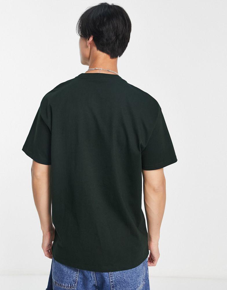 Carhartt WIP letterman t-shirt in green商品第2张图片规格展示
