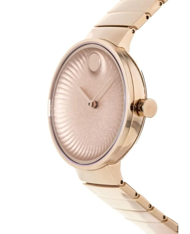 商品Movado|Movado Edge Rose Gold PVD  Women's Watch 3680013,价格¥3198,第3张图片详细描述