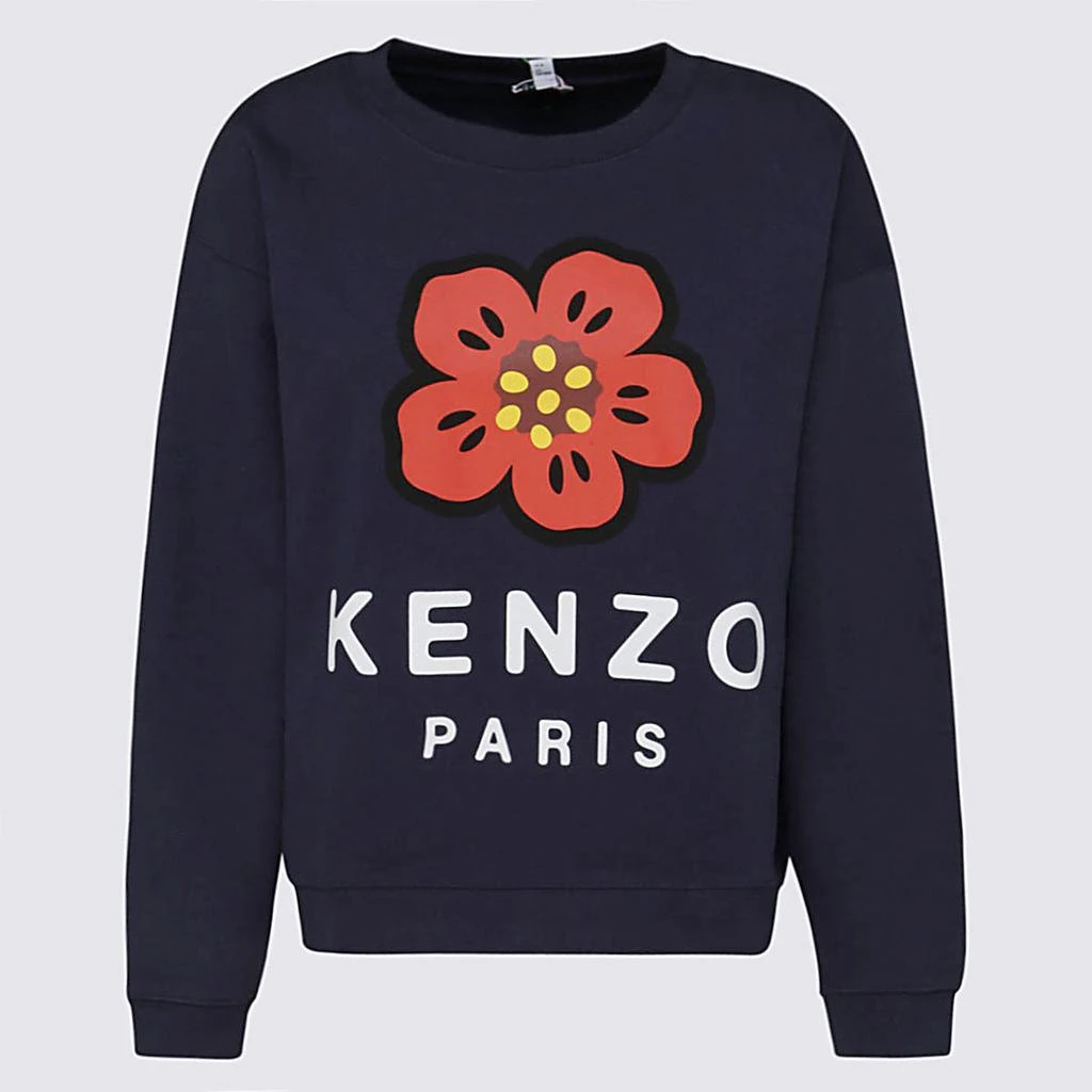 商品Kenzo|KENZO NAVY COTTON BOKE FLOWER SWEATSHIRT,价格¥1446,第1张图片