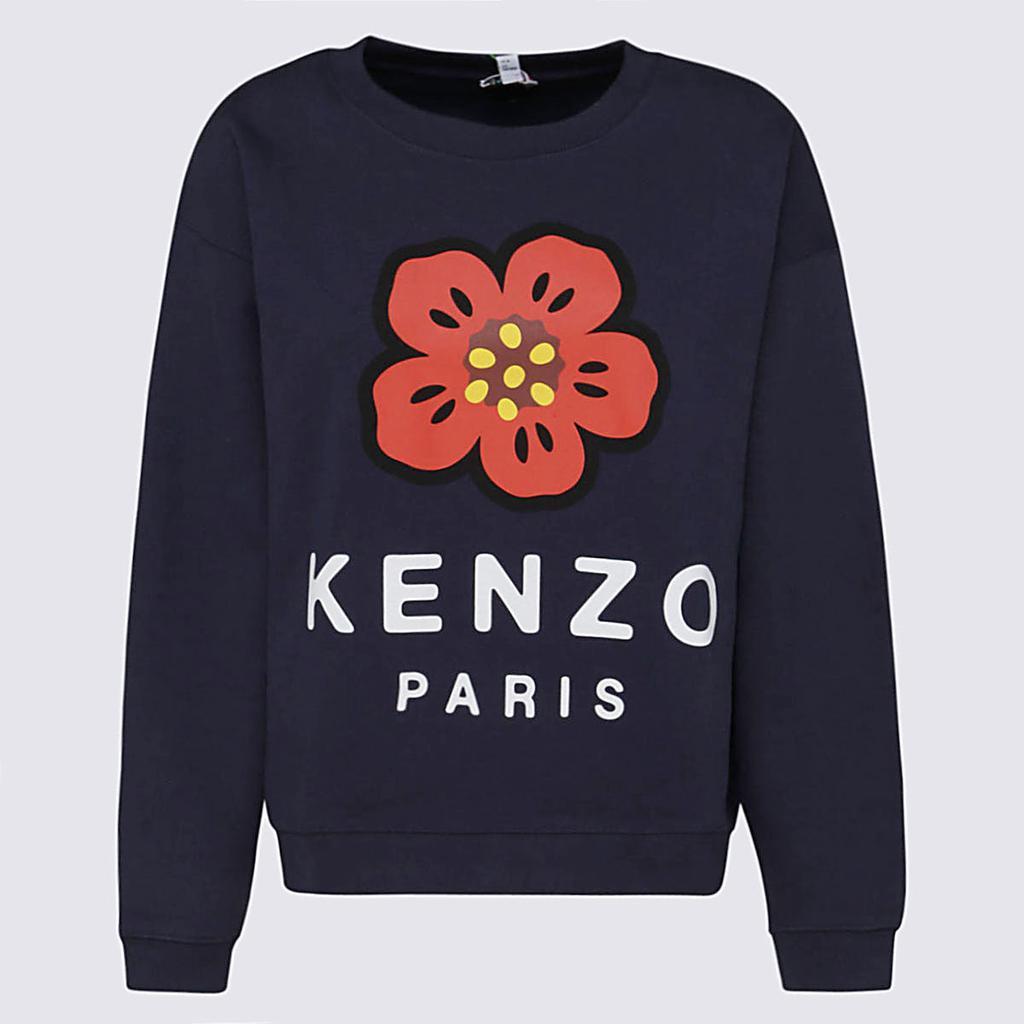 商品Kenzo|KENZO NAVY COTTON BOKE FLOWER SWEATSHIRT,价格¥1372,第1张图片