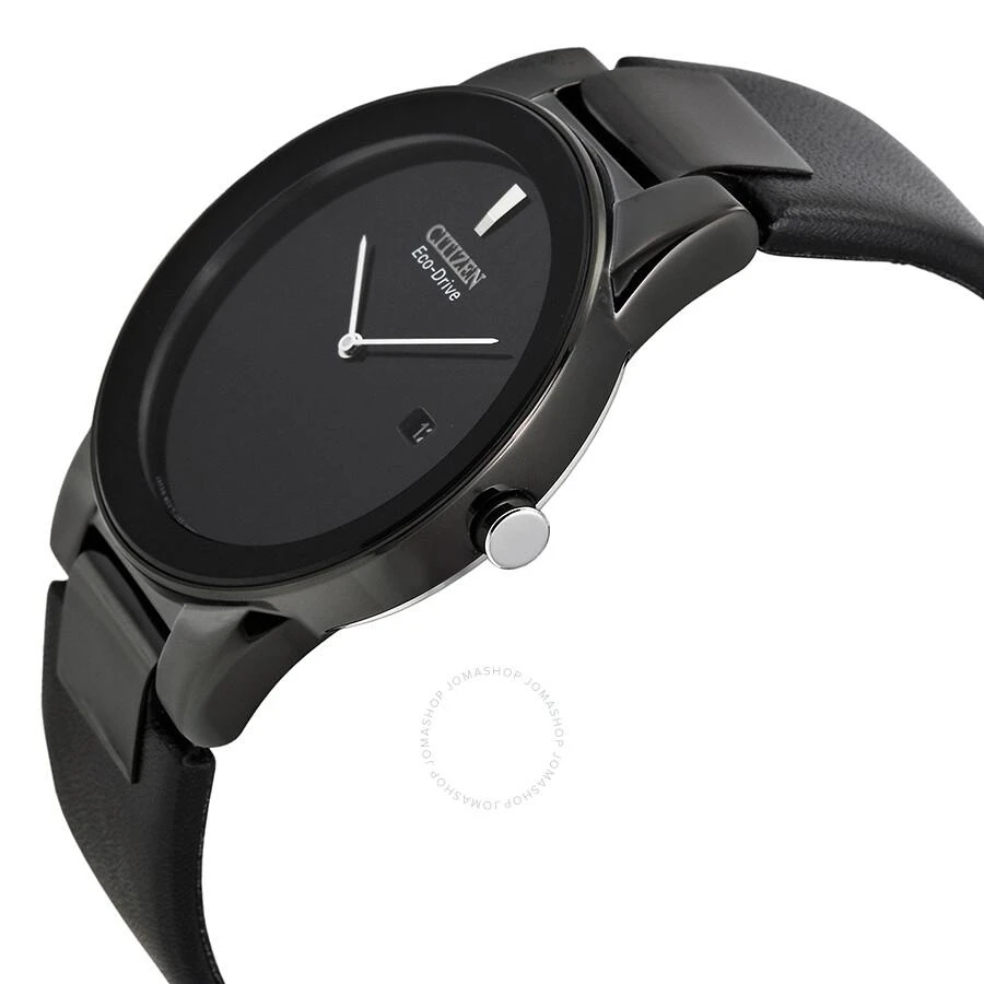 商品Citizen|Eco Drive Axiom Black Dial Black Leather Men's Watch AU1065-07E,价格¥1084,第2张图片详细描述