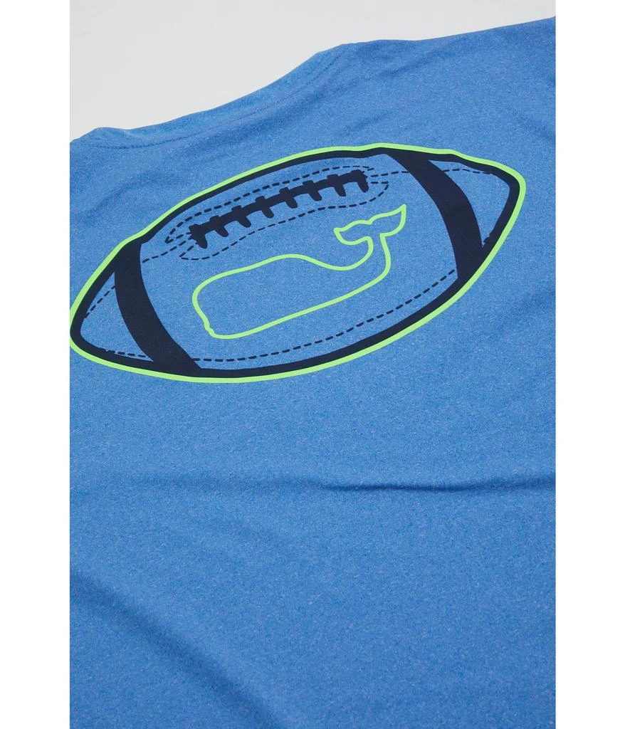 商品Vineyard Vines|Football Whale Dot Performance Tee (Toddler/Little Kids/Big Kids),价格¥261,第2张图片详细描述