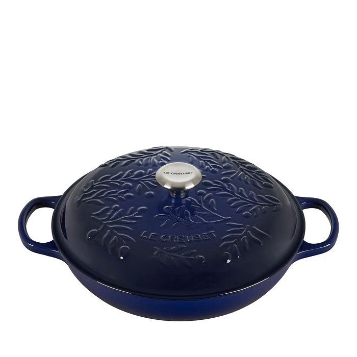 商品Le Creuset|Enameled Cast Iron Braiser with an Olive Leaf Pattern,价格¥2329,第1张图片