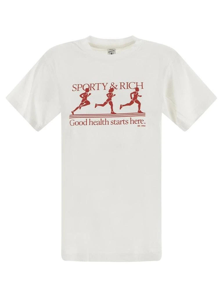 商品Sporty & Rich|Runner Print T-Shirt,价格¥242,第1张图片