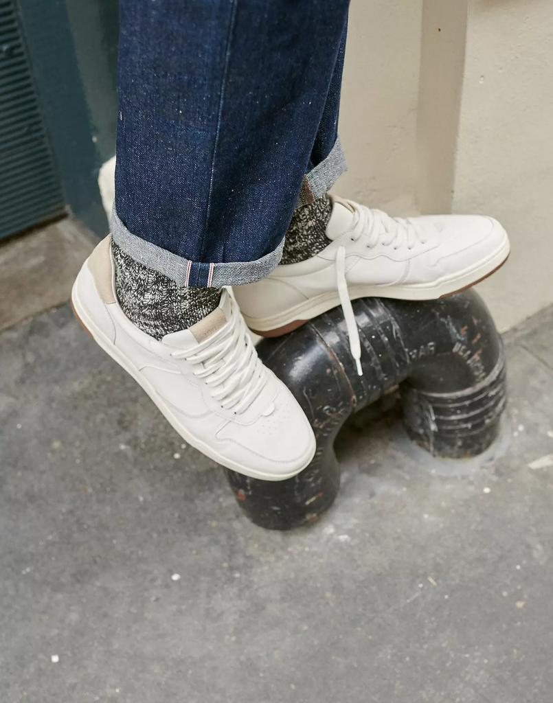 商品Madewell|Court Sneakers in Colorblock Leather and Suede,价格¥804,第6张图片详细描述