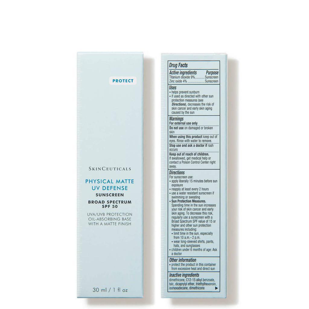 商品SkinCeuticals|SkinCeuticals Physical Matte UV Defense SPF 50,价格¥264,第6张图片详细描述