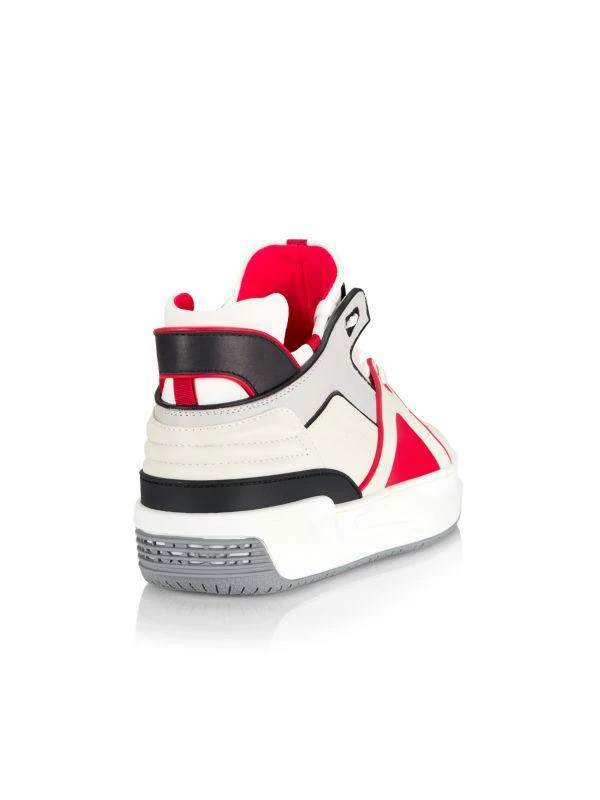 商品Just Don|Tennis Courtside Mid-Top Sneakers,价格¥1017,第3张图片详细描述