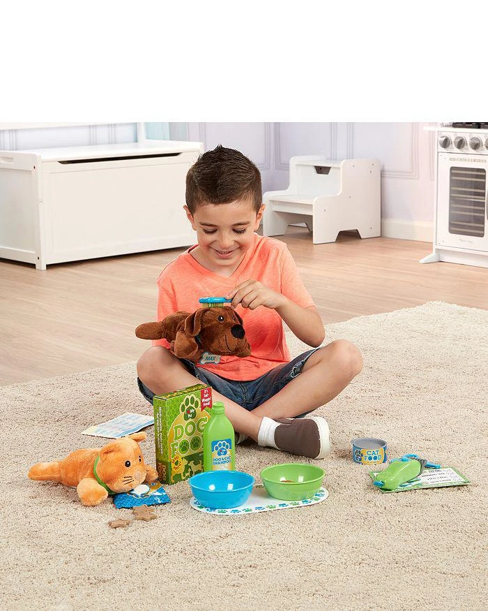 商品Melissa & Doug|Feeding & Grooming Pet Care Play Set - Ages 3+,价格¥283,第4张图片详细描述