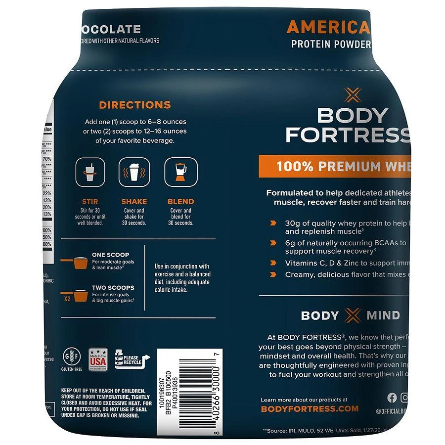 商品Body Fortress|Super Advanced Whey Protein,价格¥216,第2张图片详细描述