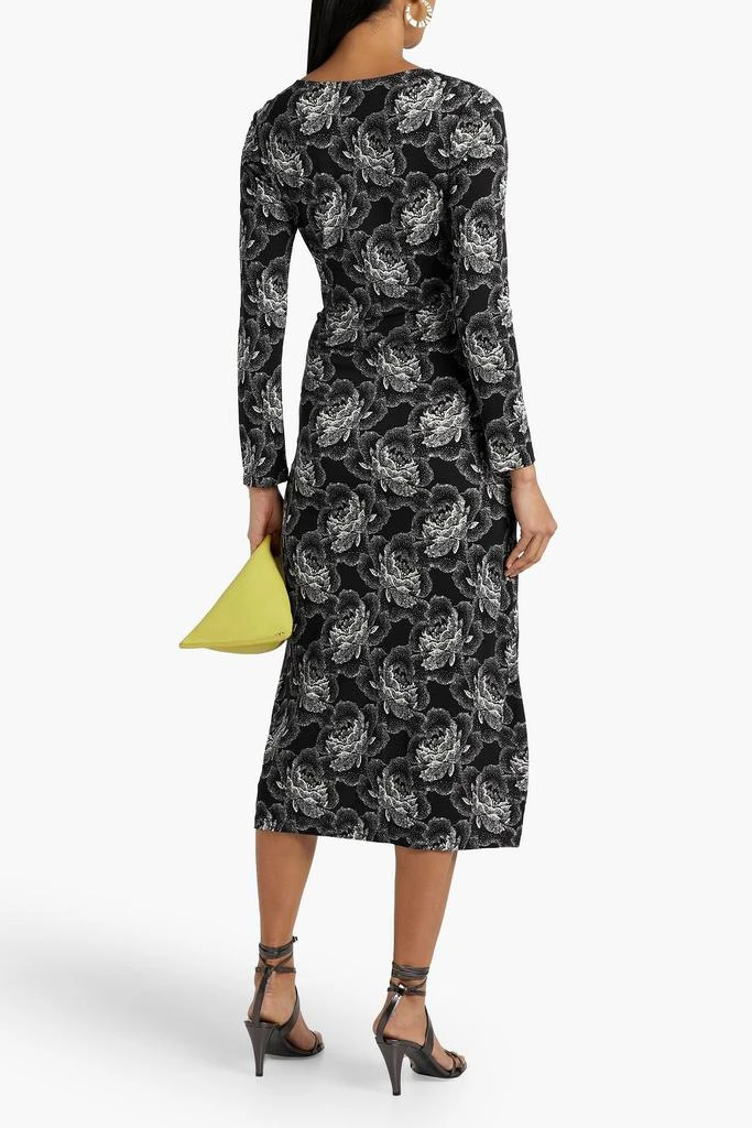 商品Diane von Furstenberg|Lugosi floral-print jersey midi dress,价格¥856,第3张图片详细描述