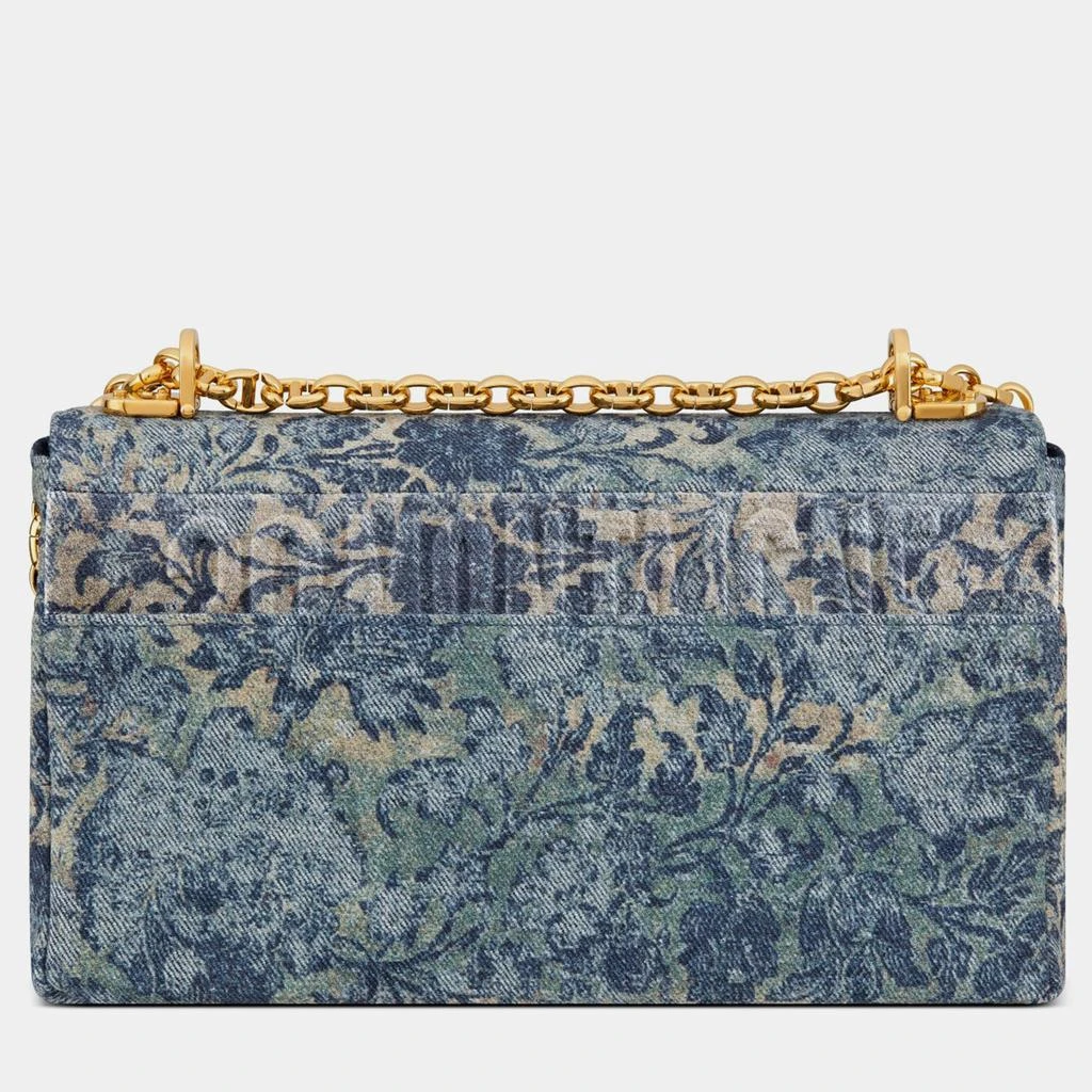 商品Dior|Christian Dior Blue Brocart Medium Dior Caro Bag,价格¥32299,第4张图片详细描述