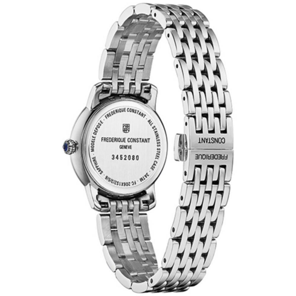 Women's Swiss Slimline Diamond (5/8 ct. t.w.) Stainless Steel Bracelet Watch 30mm商品第3张图片规格展示
