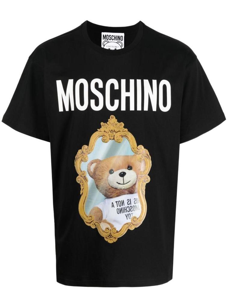 商品Moschino|Moschino Men's Black Other Materials T-Shirt,价格¥2692,第1张图片