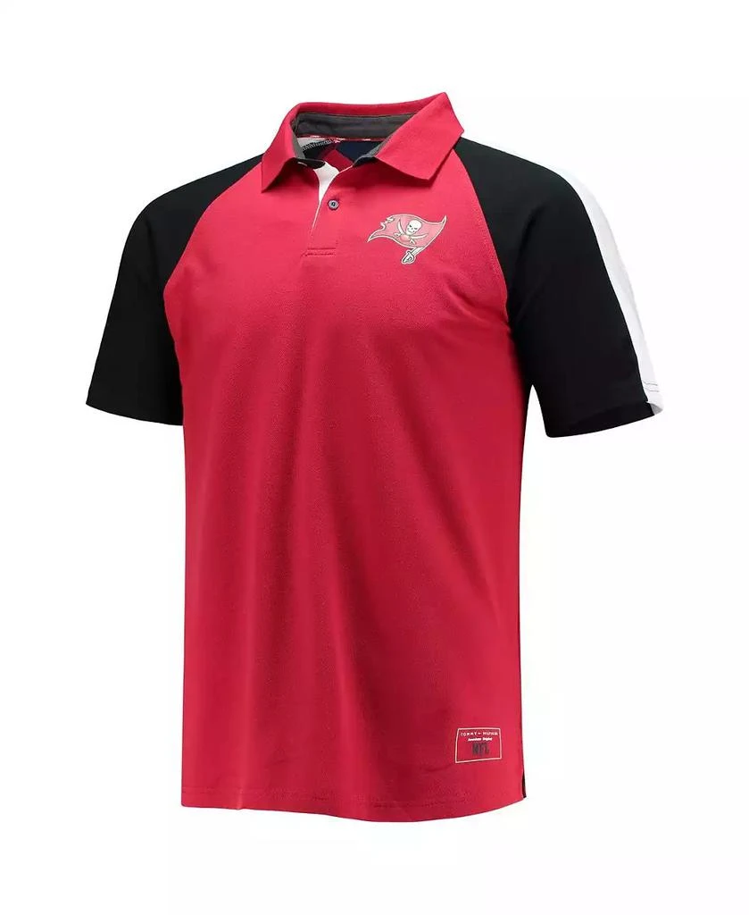 商品Tommy Hilfiger|Men's Red, White Tampa Bay Buccaneers Holden Raglan Polo Shirt,价格¥390,第2张图片详细描述