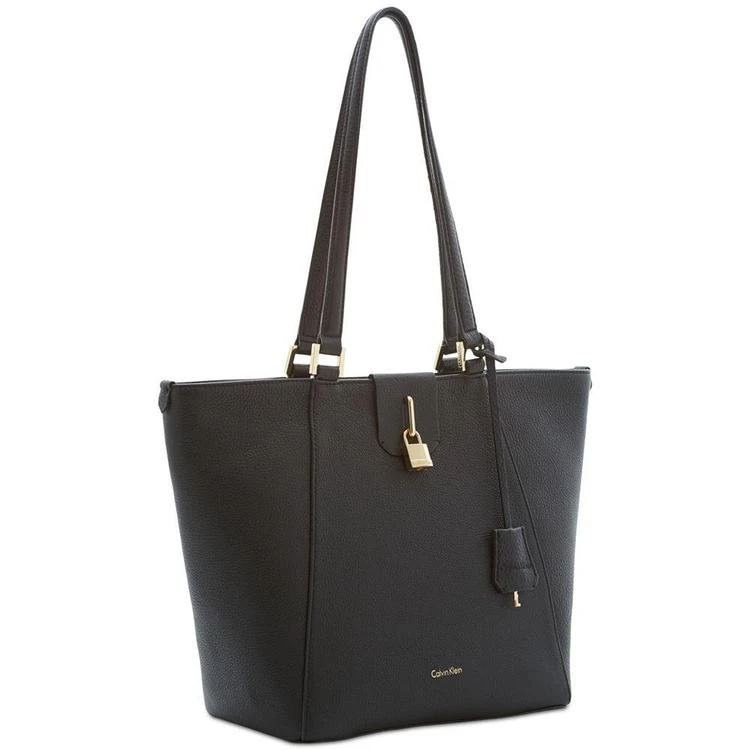 商品Calvin Klein|Pebble Padlock Tote,价格¥734,第2张图片详细描述