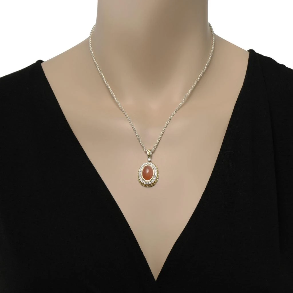 商品Charles Krypell|Charles Krypell Women's Sterling Silver and 18K Gold Necklace,价格¥6526,第2张图片详细描述