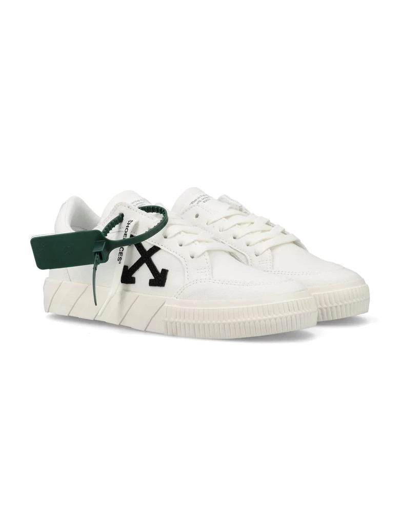 商品Off-White|Off-White Low Vulcanized Canvas Sneakers,价格¥2536,第2张图片详细描述