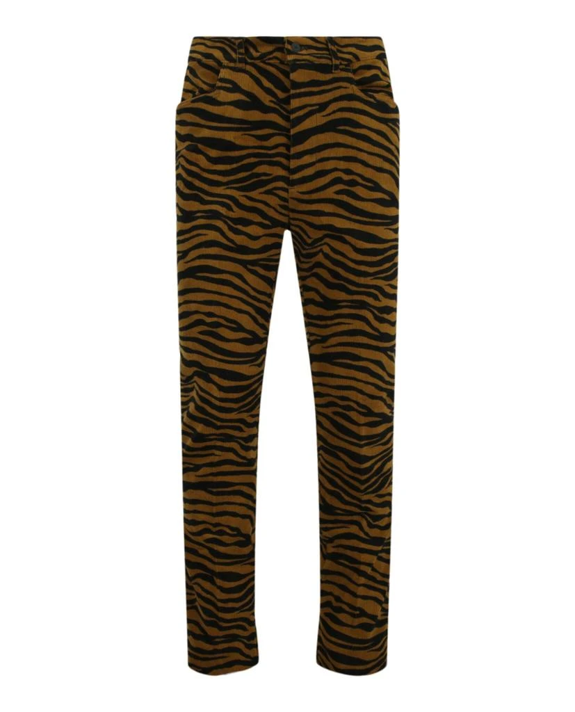 商品Bottega Veneta|Zebra Print Corduroy Pants,价格¥1329,第1张图片