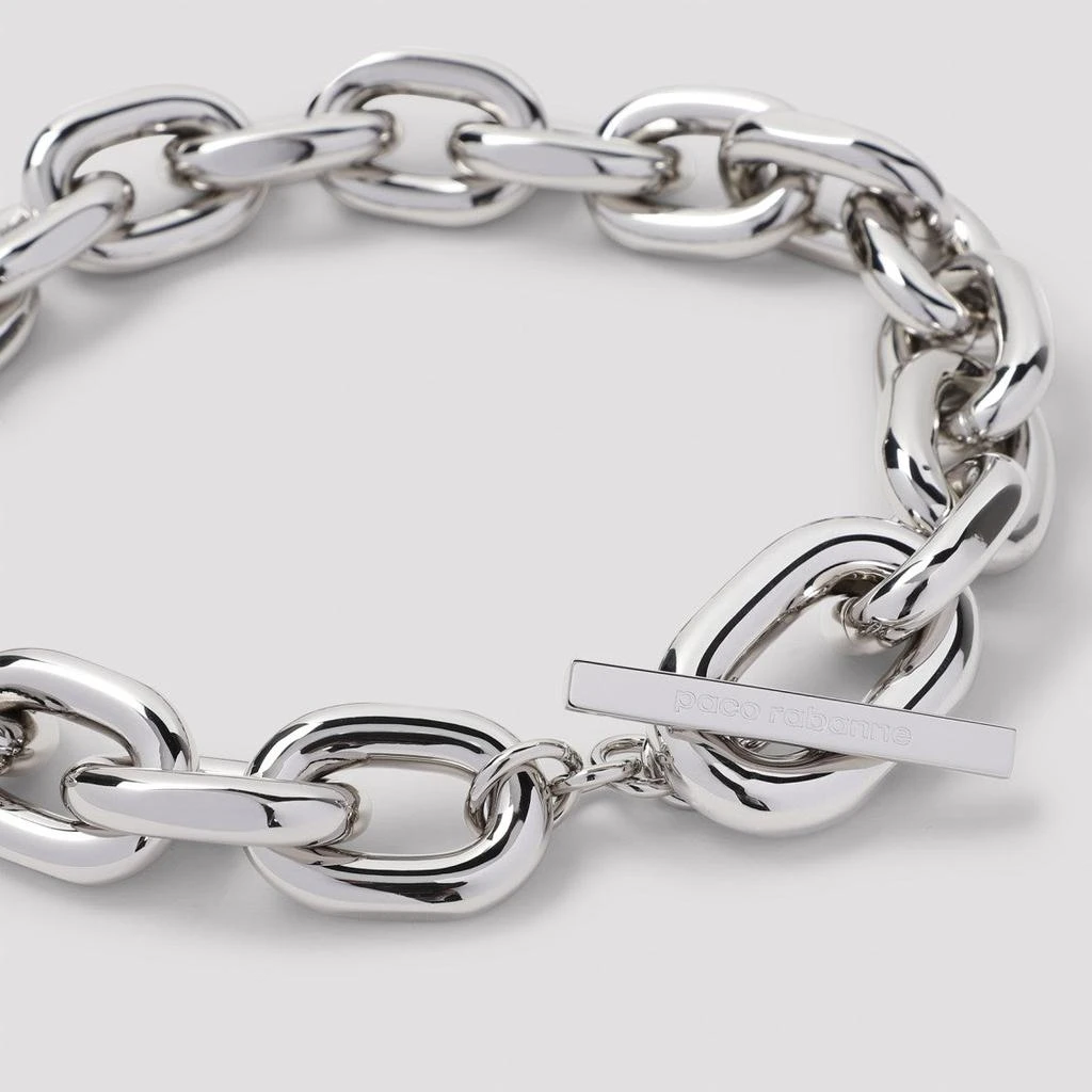 商品Rabanne|Metallic Chain Link Necklace With Design,价格¥4139,第2张图片详细描述