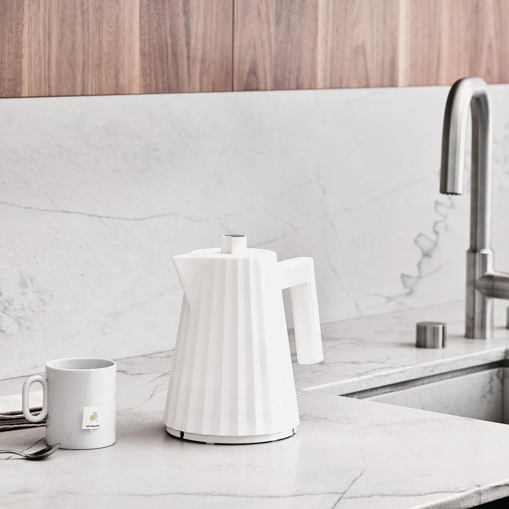 商品Alessi|Electric Kettle - Plisse White - 1L,价格¥939,第2张图片详细描述