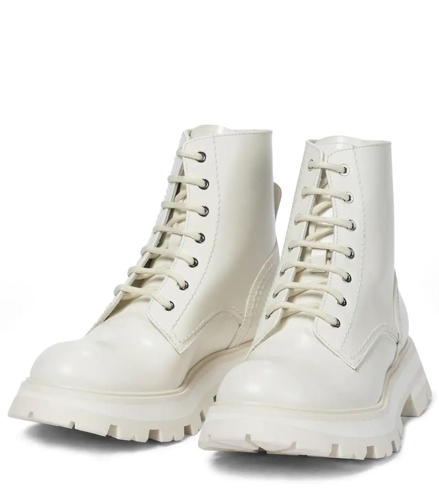 商品Alexander McQueen|Wander leather combat boots,价格¥6469,第7张图片详细描述