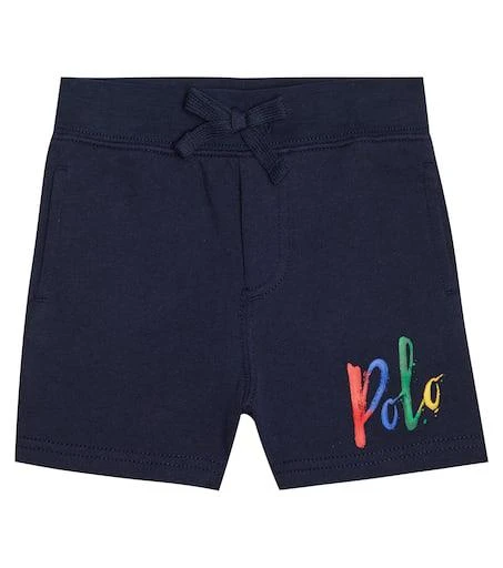 商品Ralph Lauren|Baby logo cotton shorts,价格¥358,第1张图片