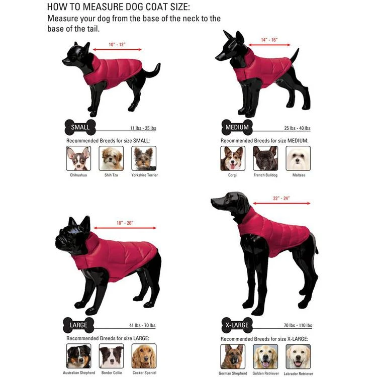 商品32 Degrees|Reversible Down Puffer Coat for Dogs,价格¥262,第2张图片详细描述