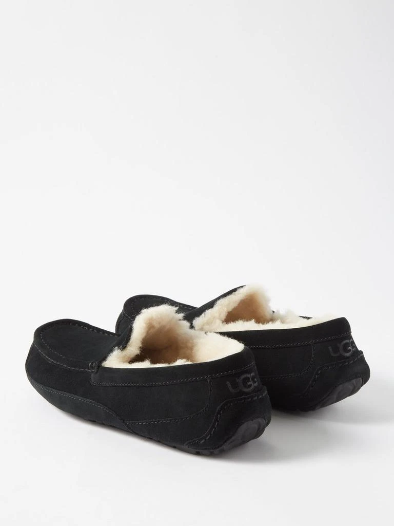 Ascot wool-lined suede slippers 商品