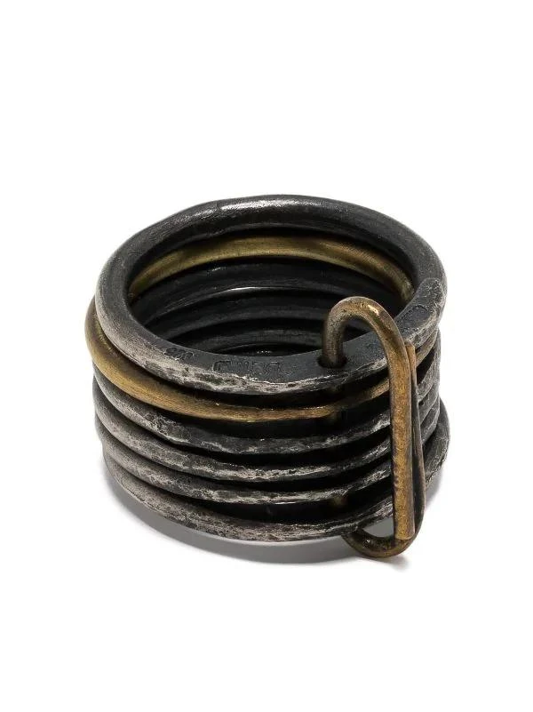 商品DETAJ|Uma Wang X Detaj African Wide Stacked Ring,价格¥3670,第1张图片