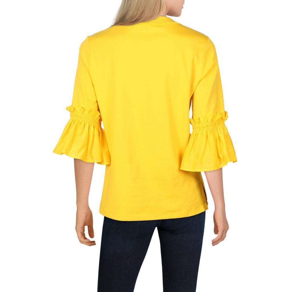 商品Kobi Halperin|Kobi Halperin Womens Colie Silk Blend Bell Sleeves Blouse,价格¥209,第4张图片详细描述