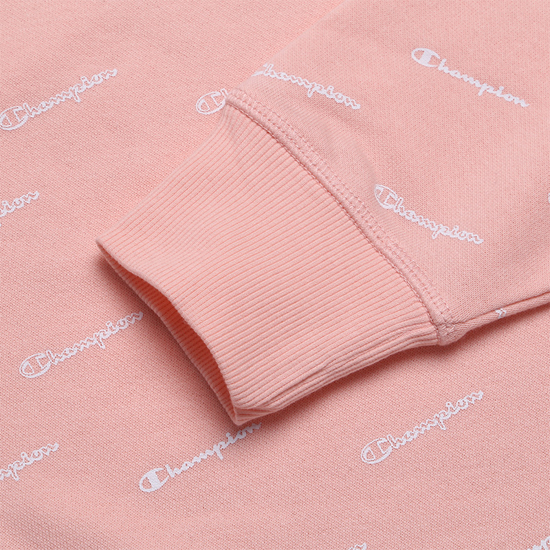 Champion 粉色棉、涤纶女士卫衣 111277-PL018商品第4张图片规格展示