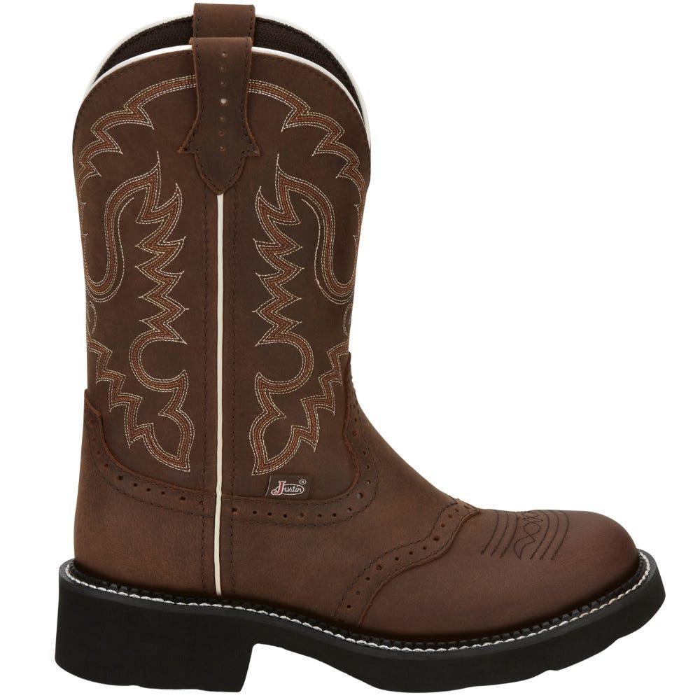 商品Justin Boots|Inji Round Toe Cowboy Boots,价格¥1042,第1张图片