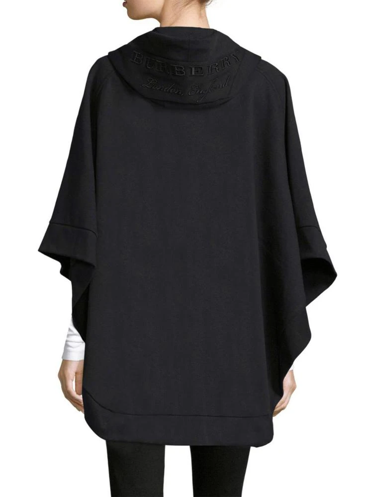 商品Burberry|Embroidered Jersey Open-Front Poncho,价格¥4638,第2张图片详细描述