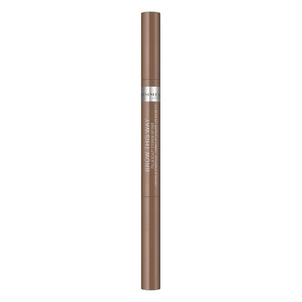 商品Rimmel|Rimmel Brow This Way Fill and Sculpt Eyebrow Definer 0.4g (Various Shades),价格¥90,第2张图片详细描述