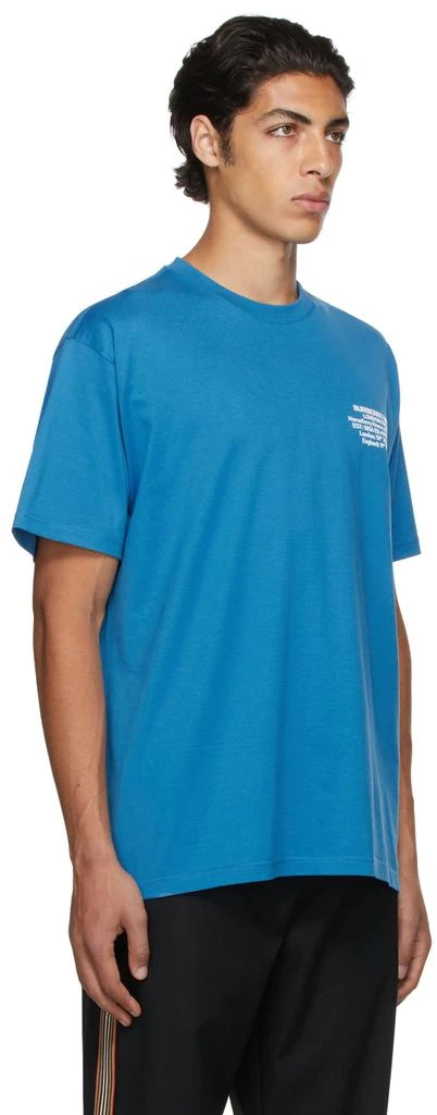 商品Burberry|蓝色 Location Print Oversized T 恤,价格¥4063,第2张图片详细描述