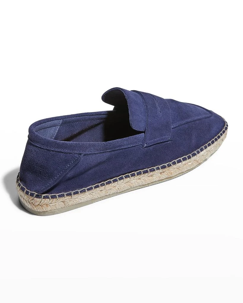 商品Zegna|Men's Suede-Leather Espadrilles,价格¥1969,第3张图片详细描述