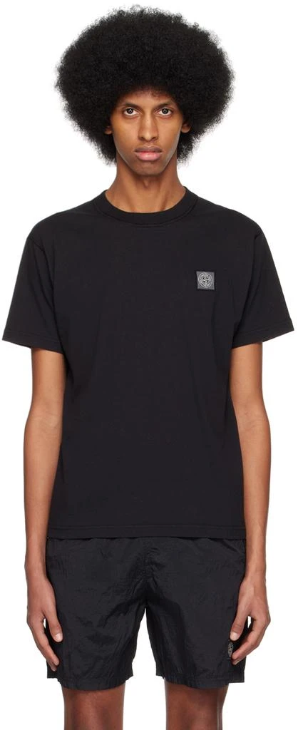 商品Stone Island|Black Patch T-Shirt,价格¥1775,第1张图片