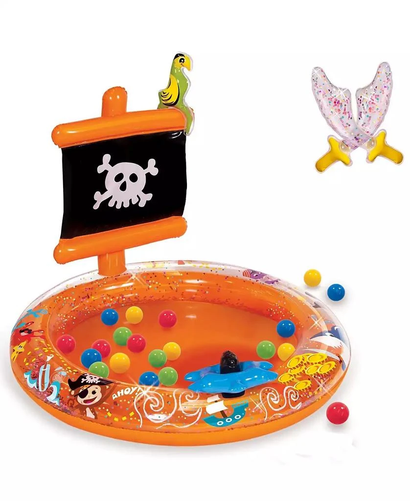 商品Redbox|Banzai Pirate Sparkle Play Center Inflatable Ball Pit -Includes 20 Balls,价格¥202,第1张图片