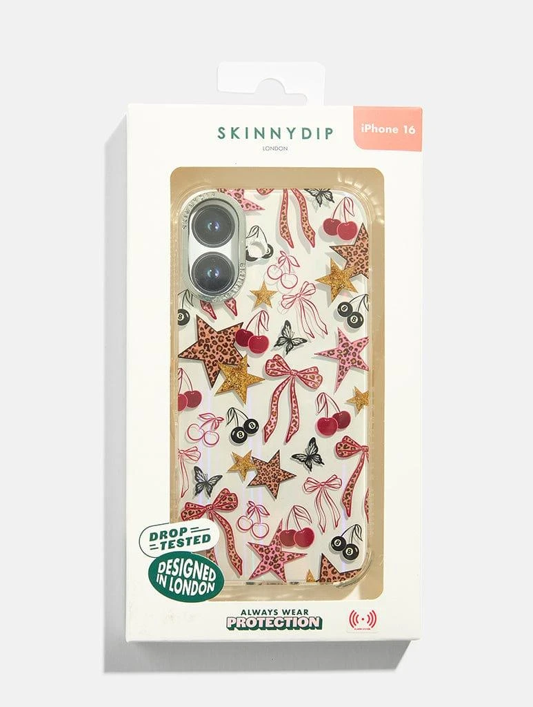 商品Skinnydip London|Leopard Cherry Scrapbook Shock iPhone Case,价格¥268,第4张图片详细描述