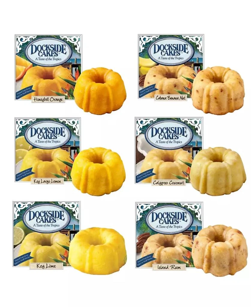 商品Dockside Market|6 Pack Tropical Mini Bundt Cake Sampler,价格¥240,第3张图片详细描述