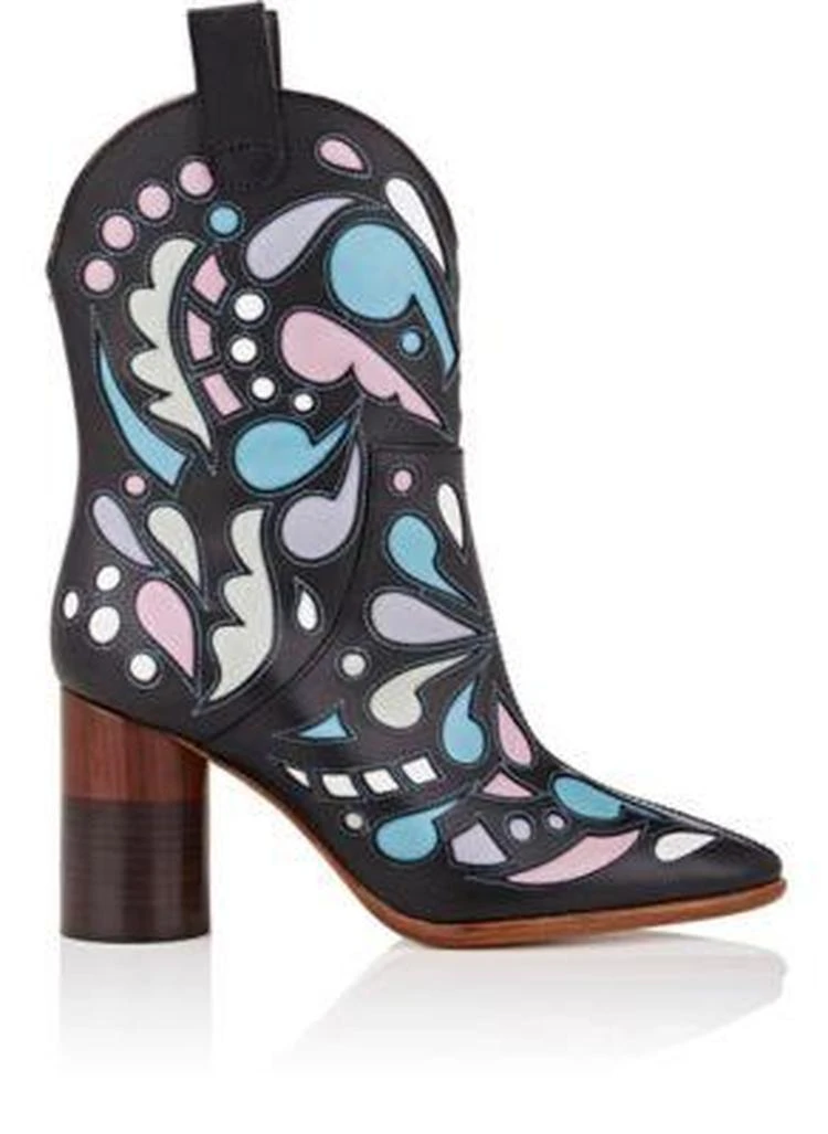 商品MAISON MARGIELA|Laser-Cut Leather Western Boots,价格¥4679,第1张图片