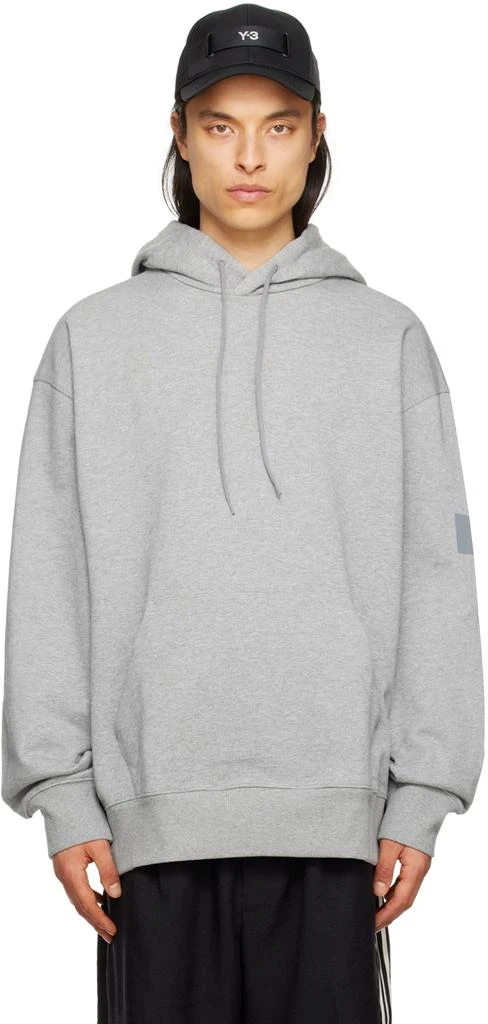 商品Y-3|Gray Loose Hoodie,价格¥662,第1张图片