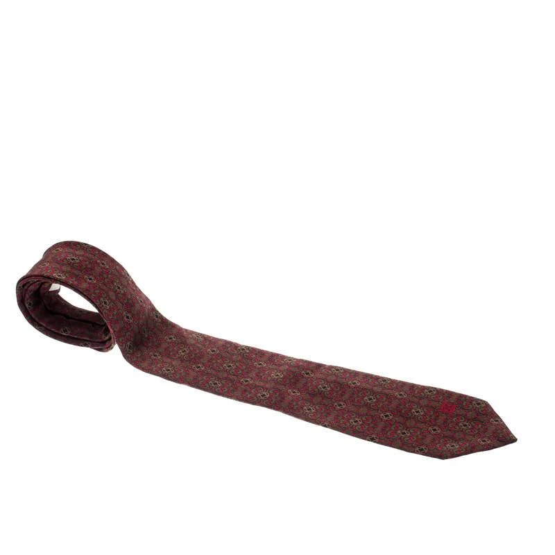 商品[二手商品] Celine|Celine Vintage Multicolor Paisley Printed Silk Tie,价格¥1068,第1张图片